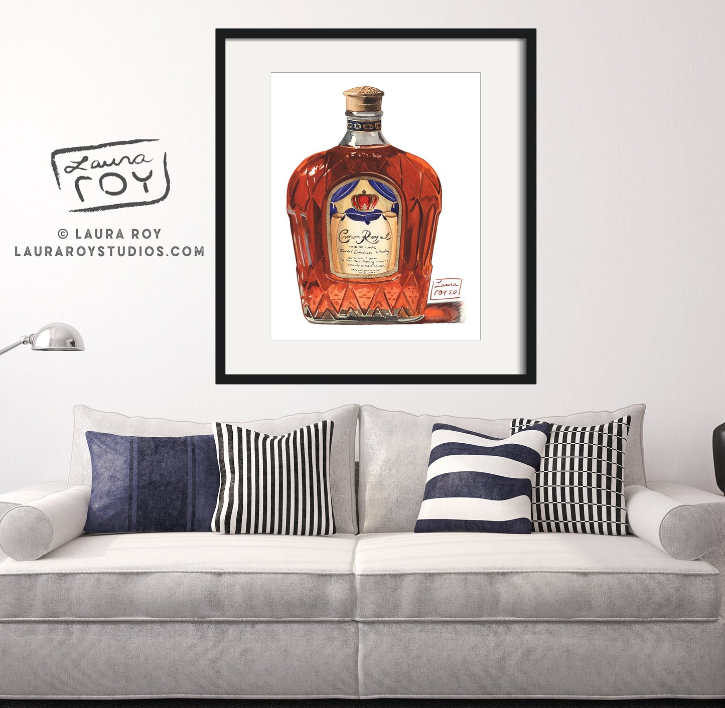 Crown Royal Watercolor | Giclée Print