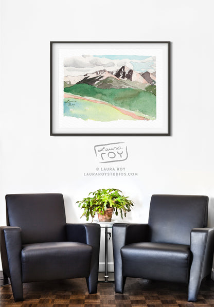 Vail Watercolor | Giclée Print