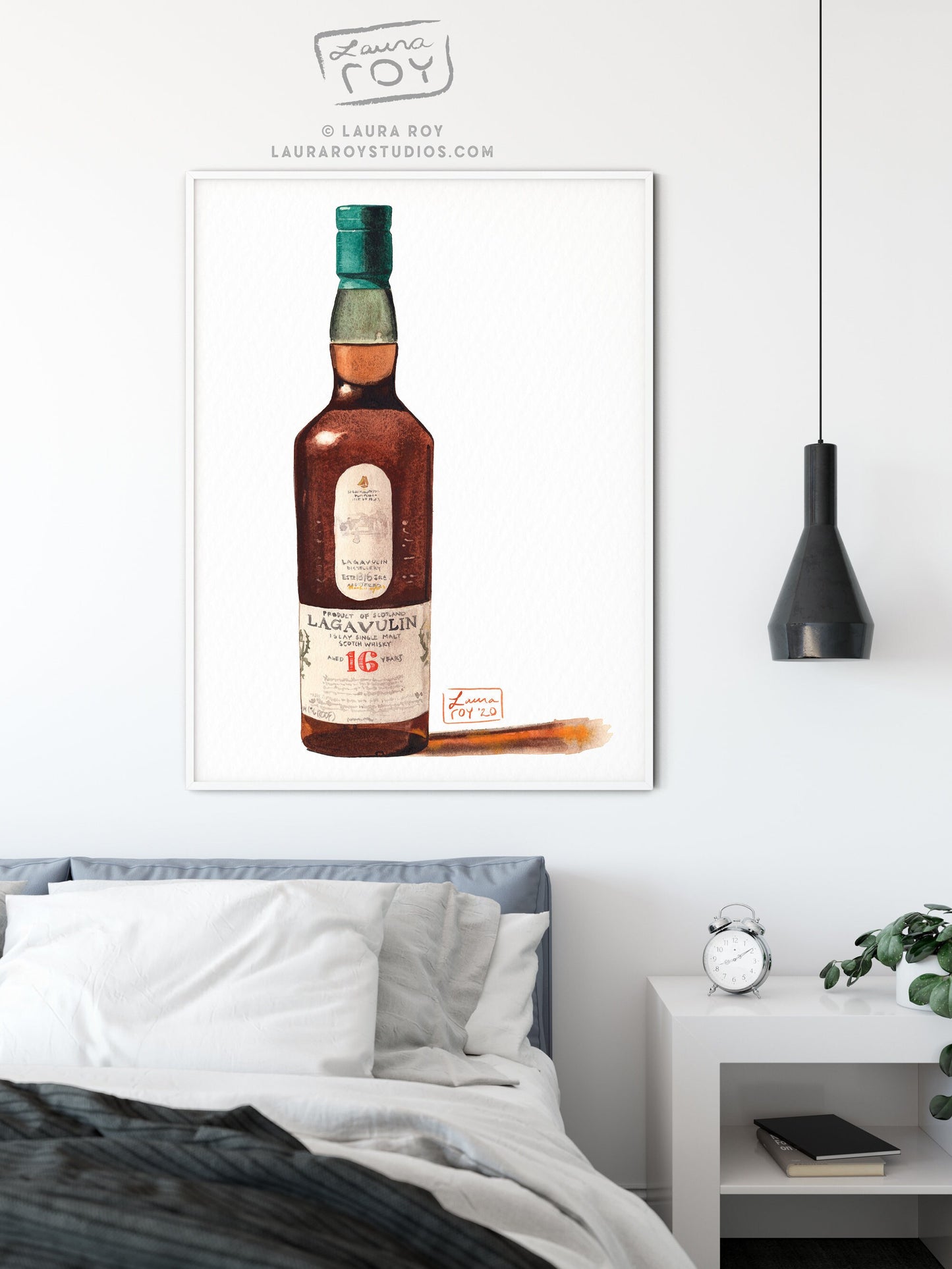 Lagavulin 16 Watercolor | Giclée Print