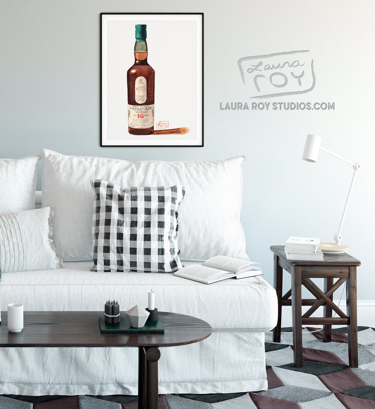 Lagavulin 16 Watercolor | Giclée Print