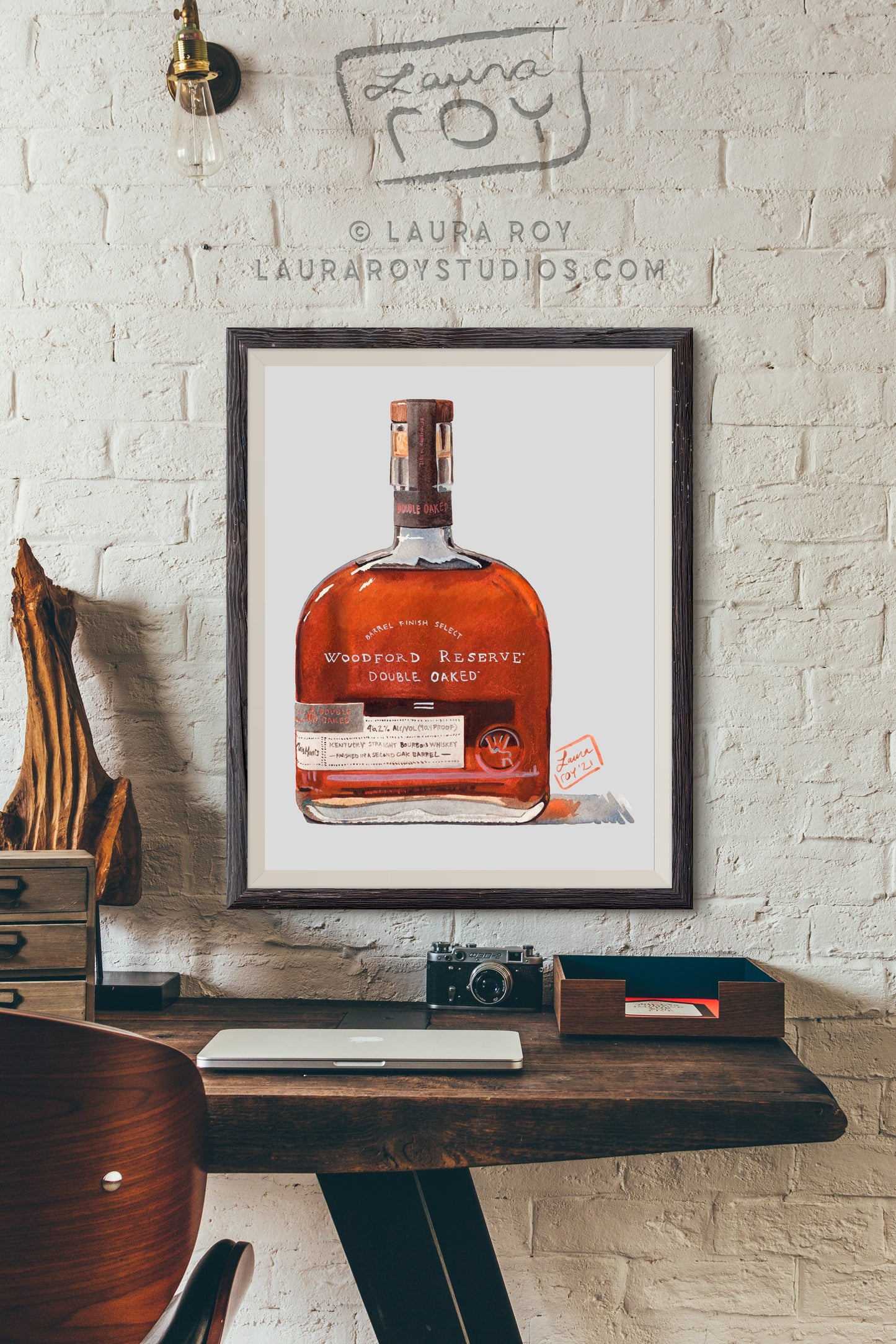 Woodford Reserve Double-Oaked Watercolor | Giclée Print