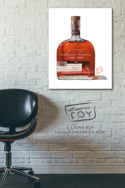 Woodford Reserve Double-Oaked Watercolor | Giclée Print