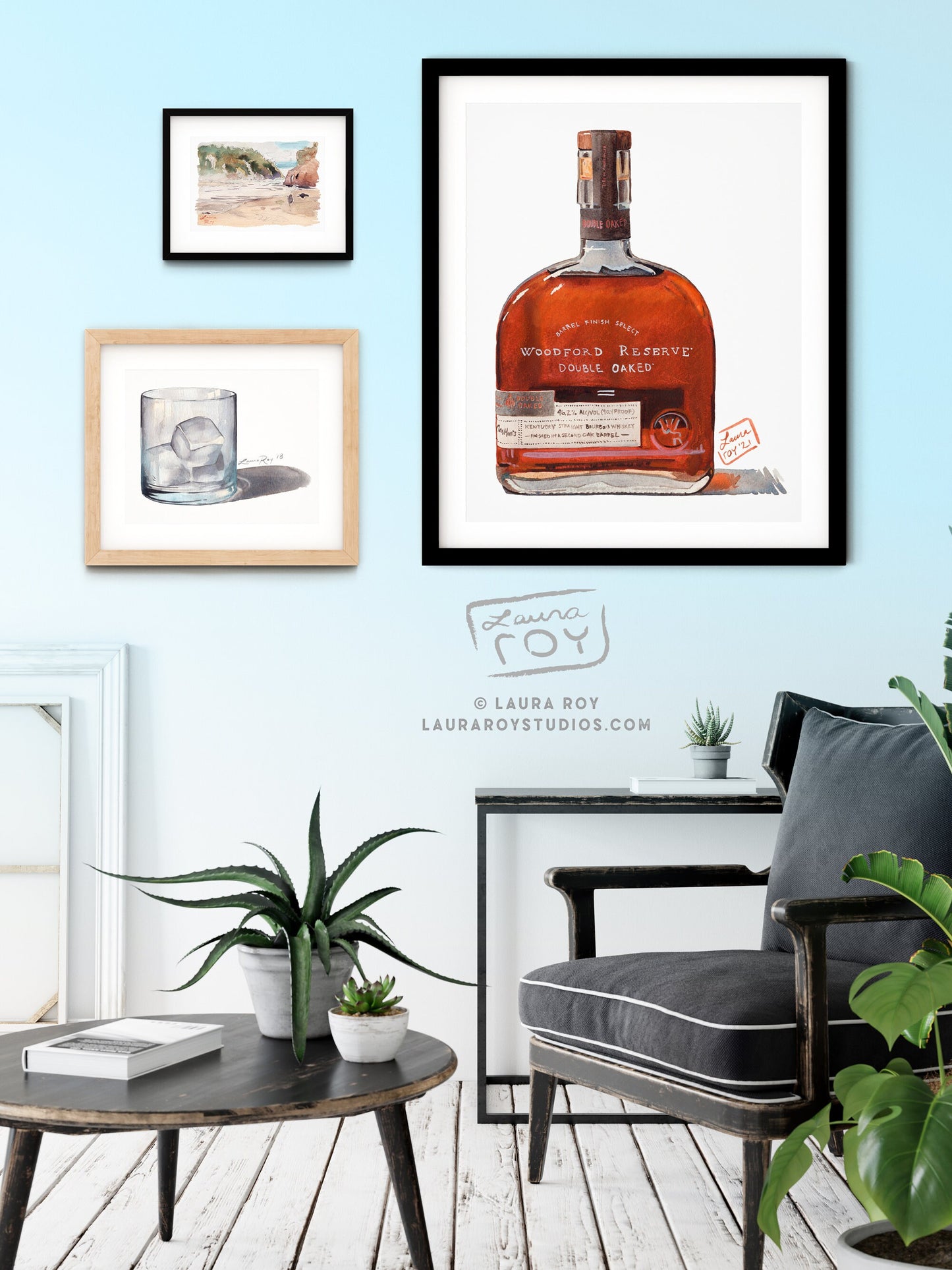 Woodford Reserve Double-Oaked Watercolor | Giclée Print