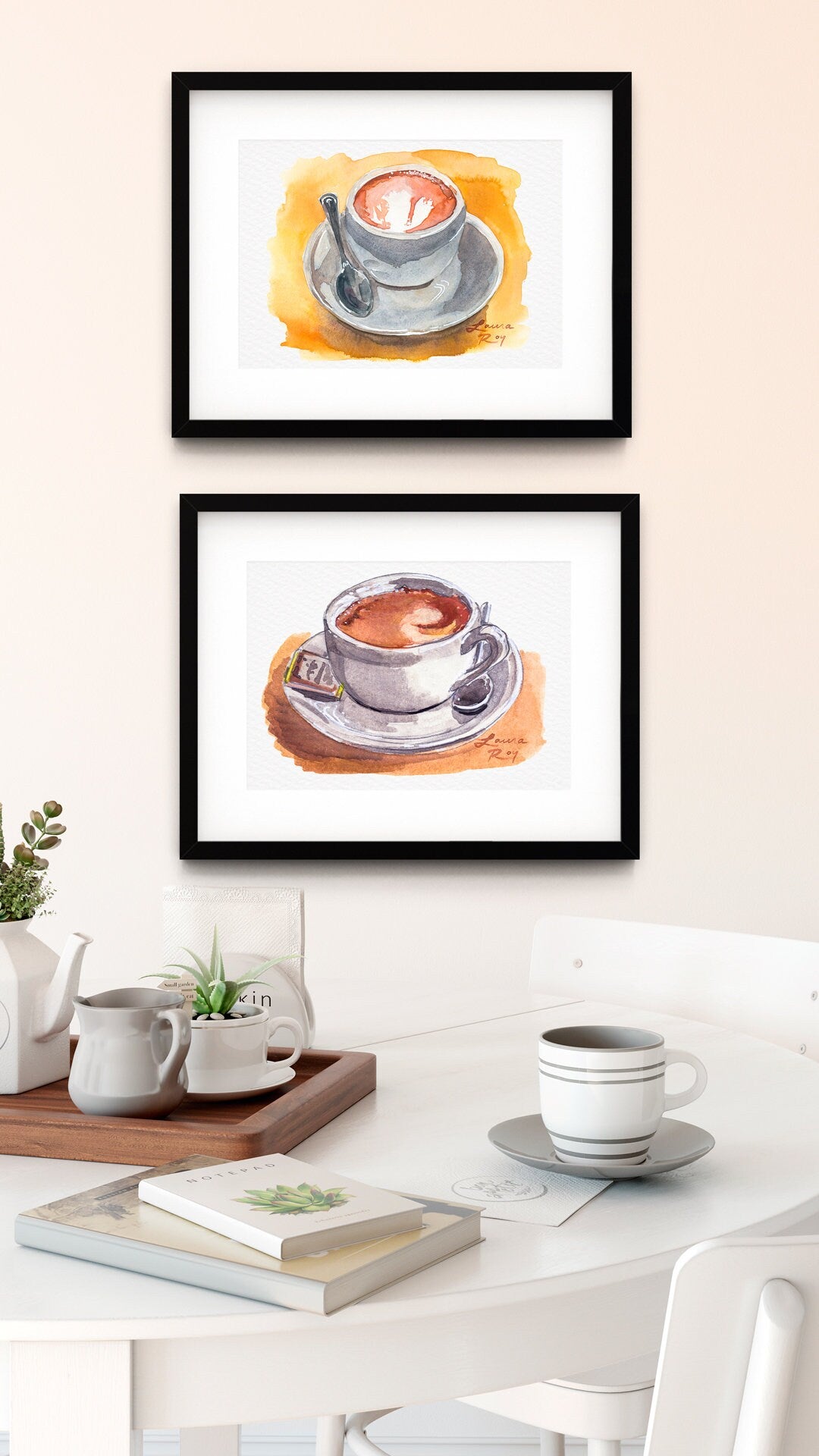 Cappuccino Watercolor | Giclée Print