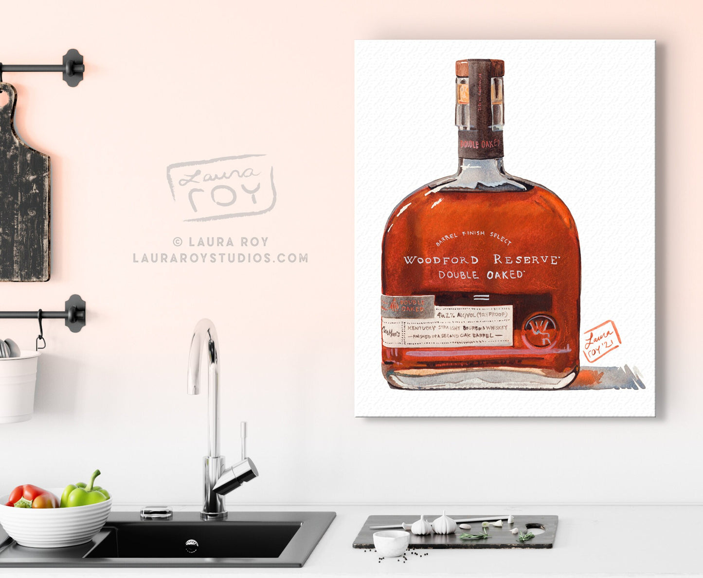 Woodford Reserve Double-Oaked Watercolor | Giclée Print