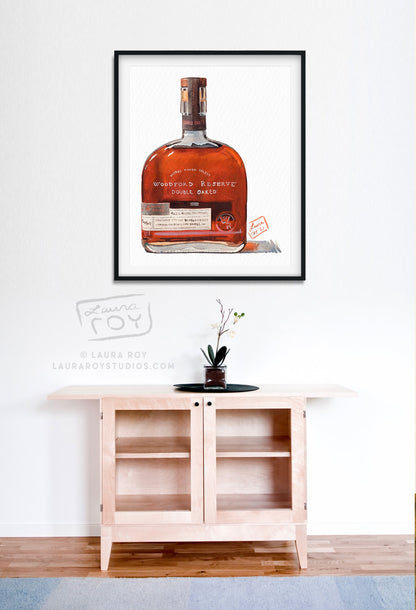 Woodford Reserve Double-Oaked Watercolor | Giclée Print