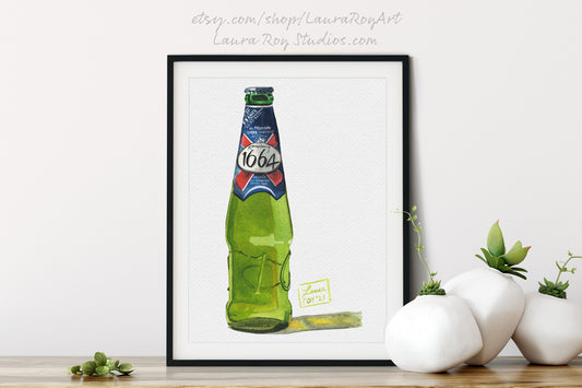 1664 Watercolor | Giclée Print