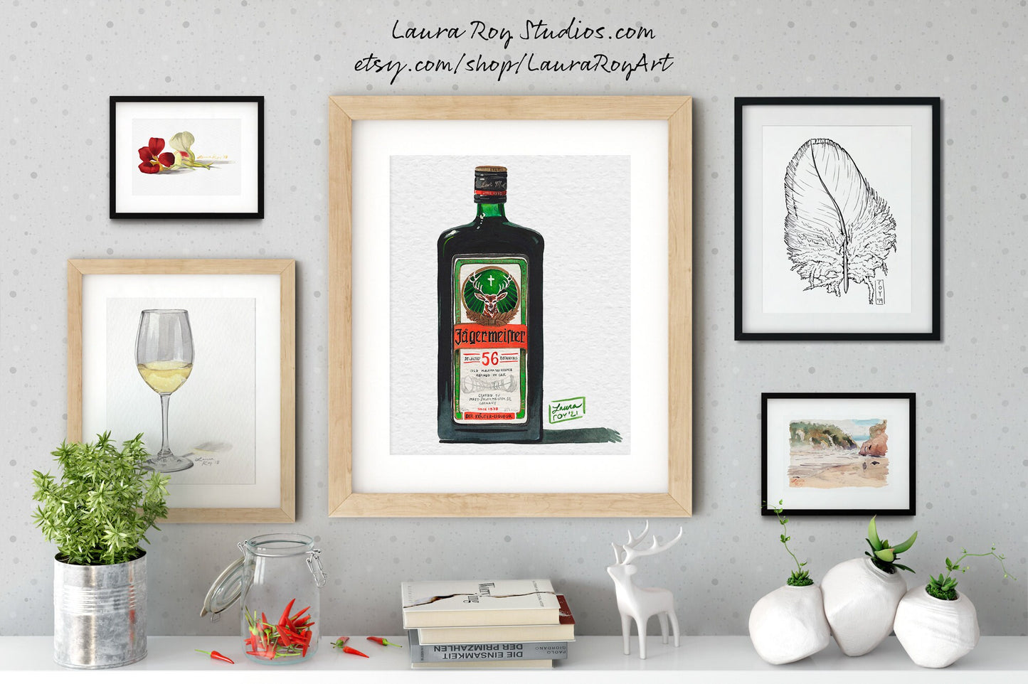 Jagermeister Watercolor | Giclée Print