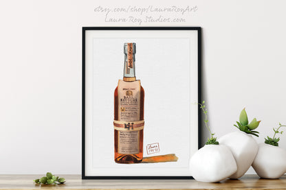 Basil Hayden Watercolor | Giclée Print