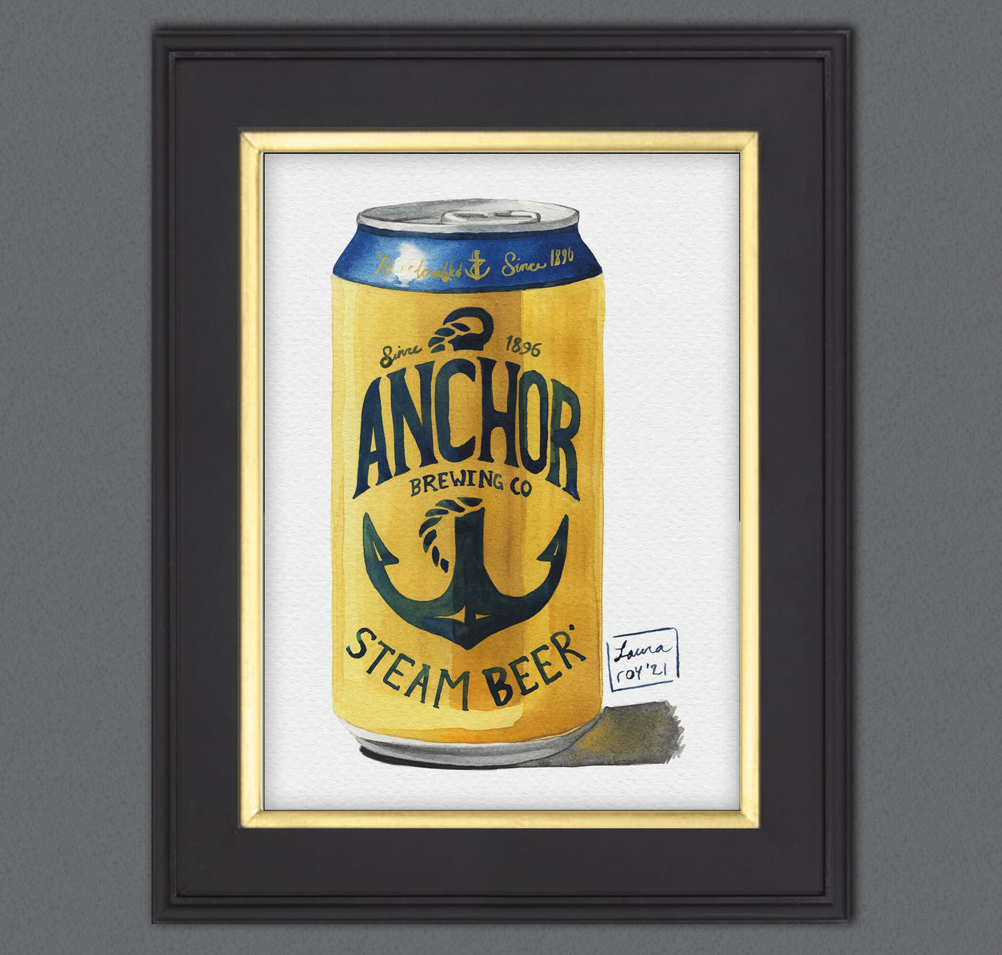 Anchor Steam Watercolor | Giclée Print