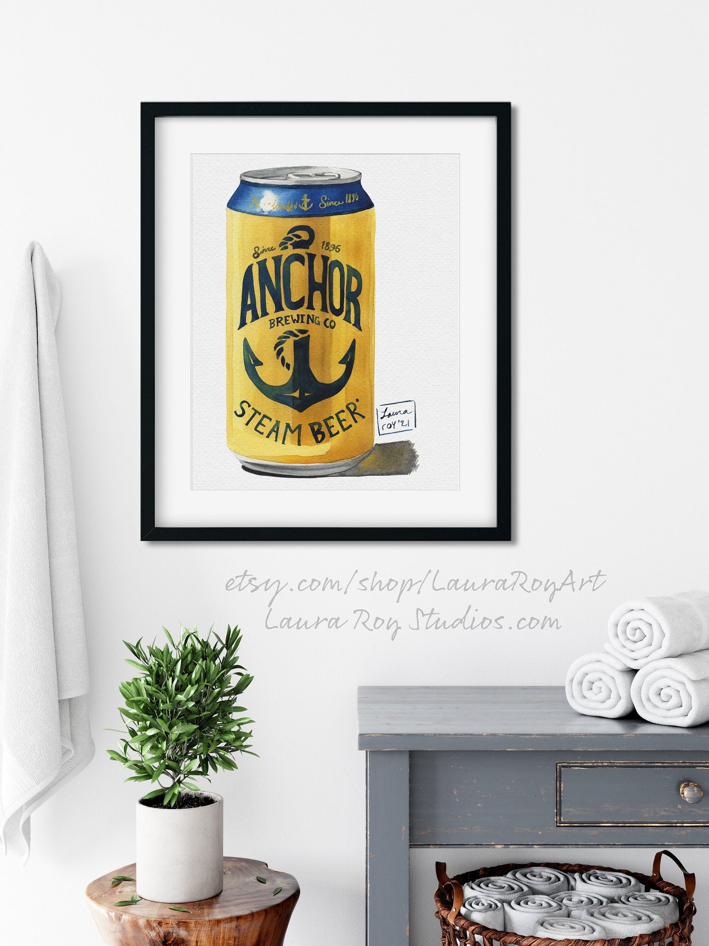 Anchor Steam Watercolor | Giclée Print