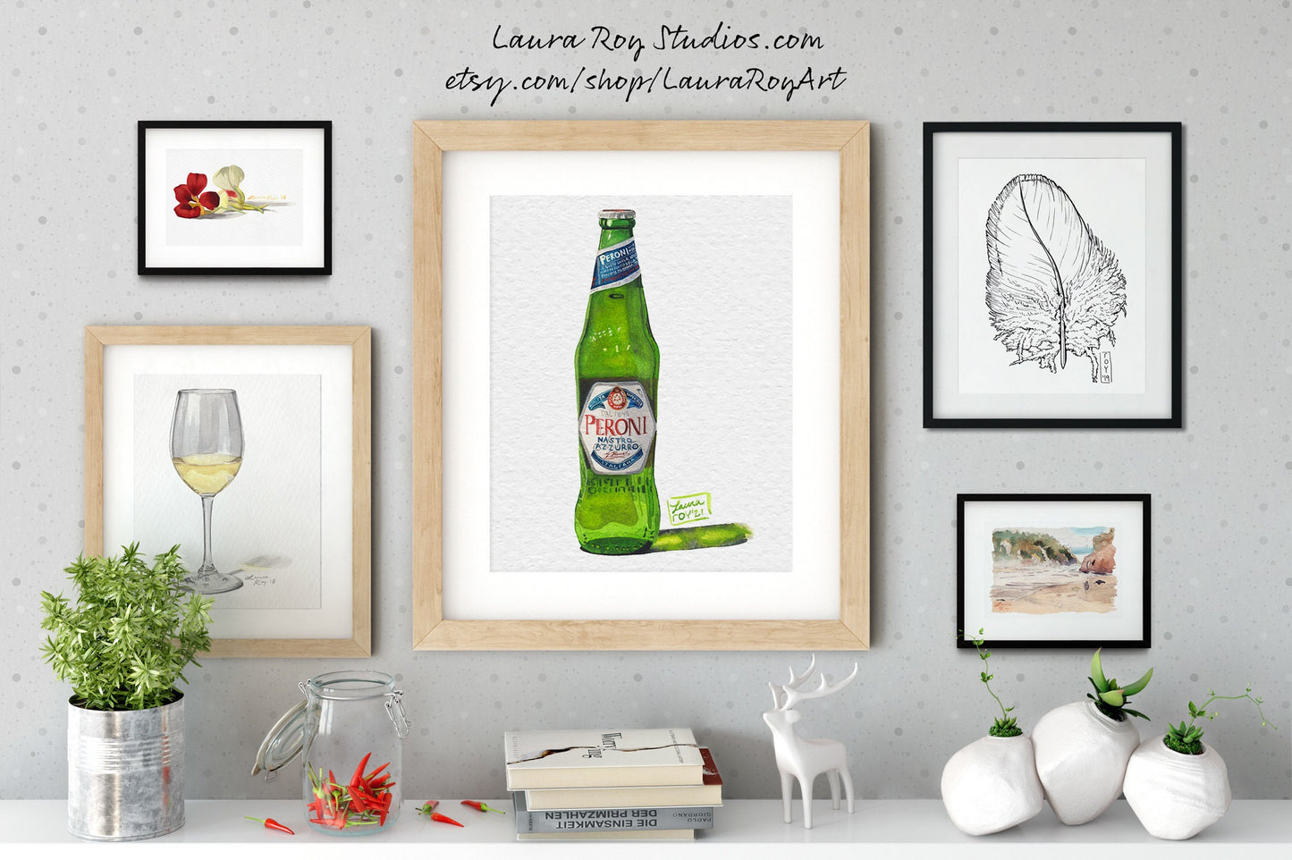 Peroni Watercolor | Giclée Print