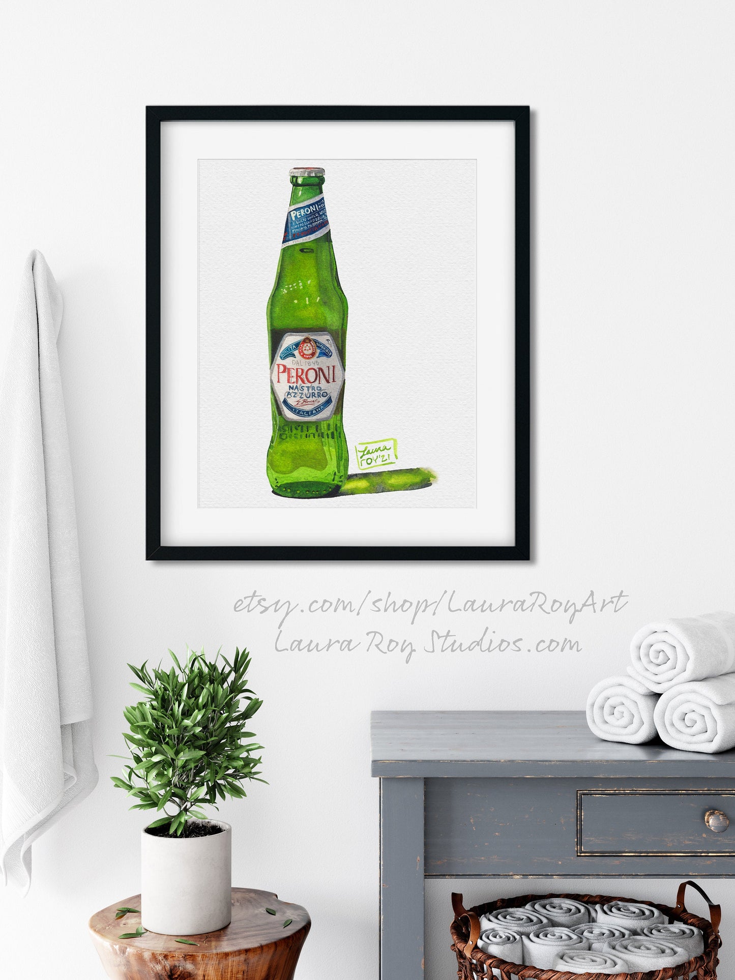 Peroni Watercolor | Giclée Print