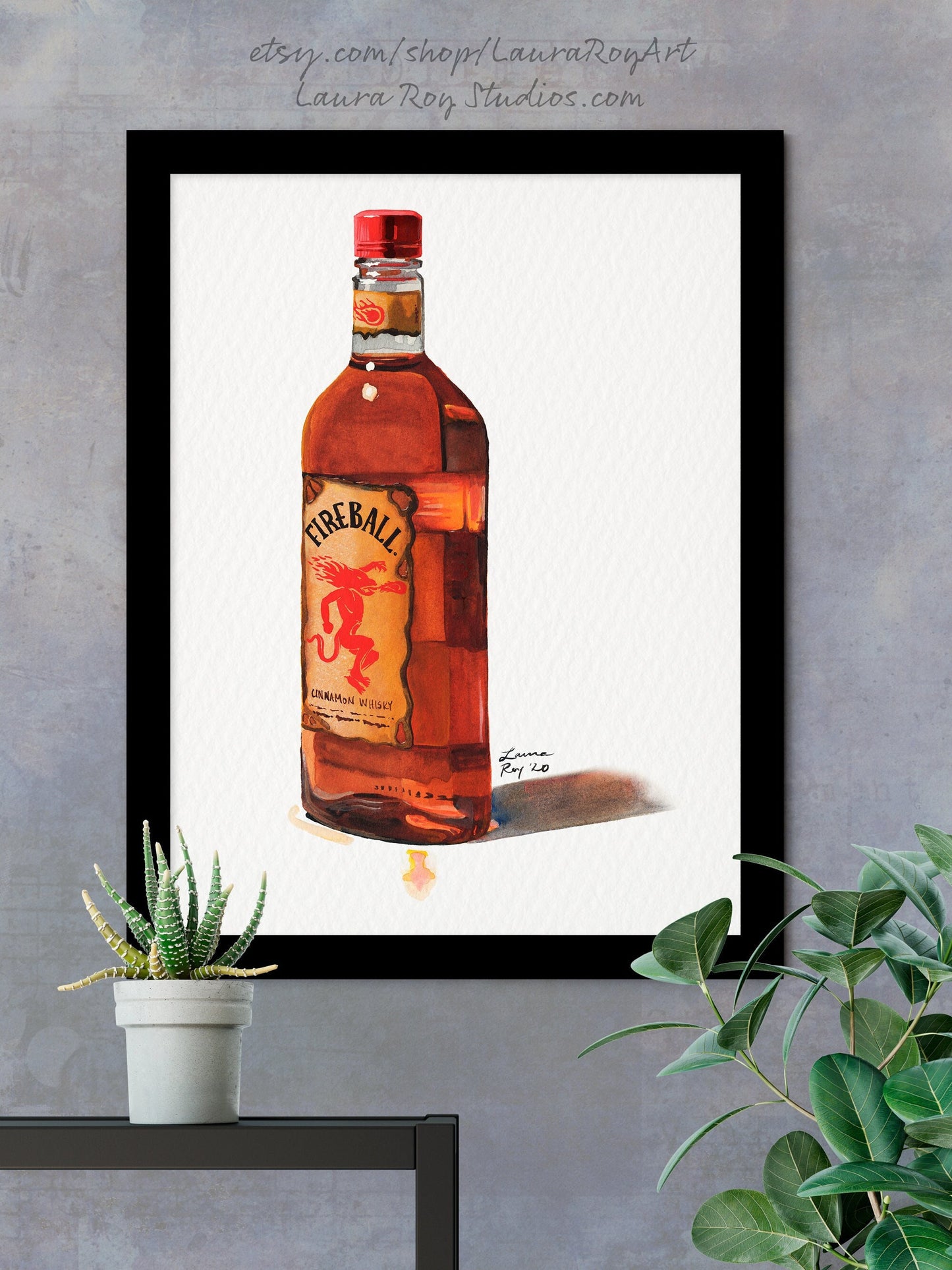 Fireball Watercolor | Giclée Print