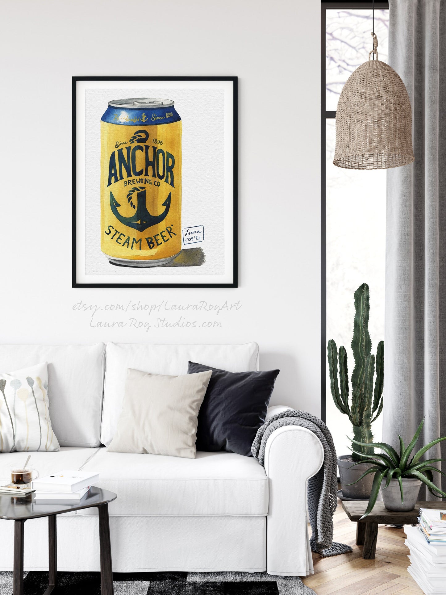 Anchor Steam Watercolor | Giclée Print