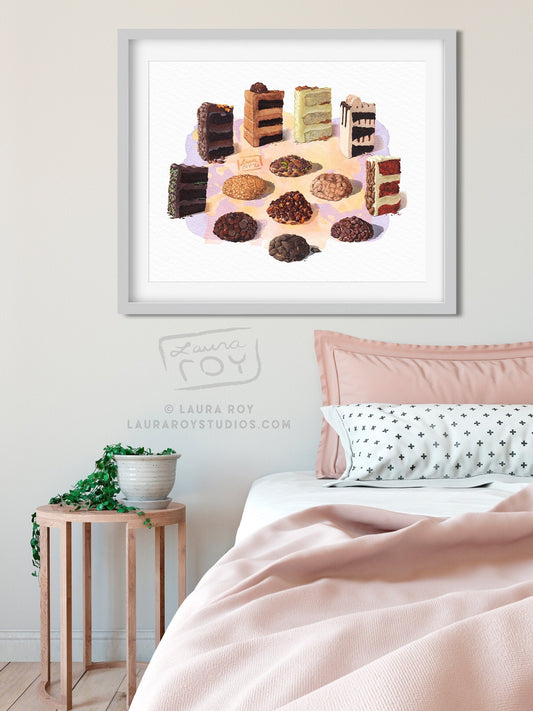 Cookies and Cakes (Gideon's) Watercolor | Giclée Print