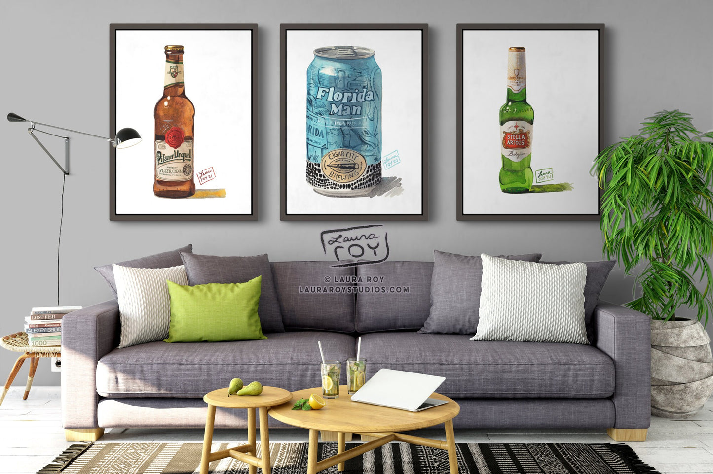 Stella Artois Watercolor | Giclée Print