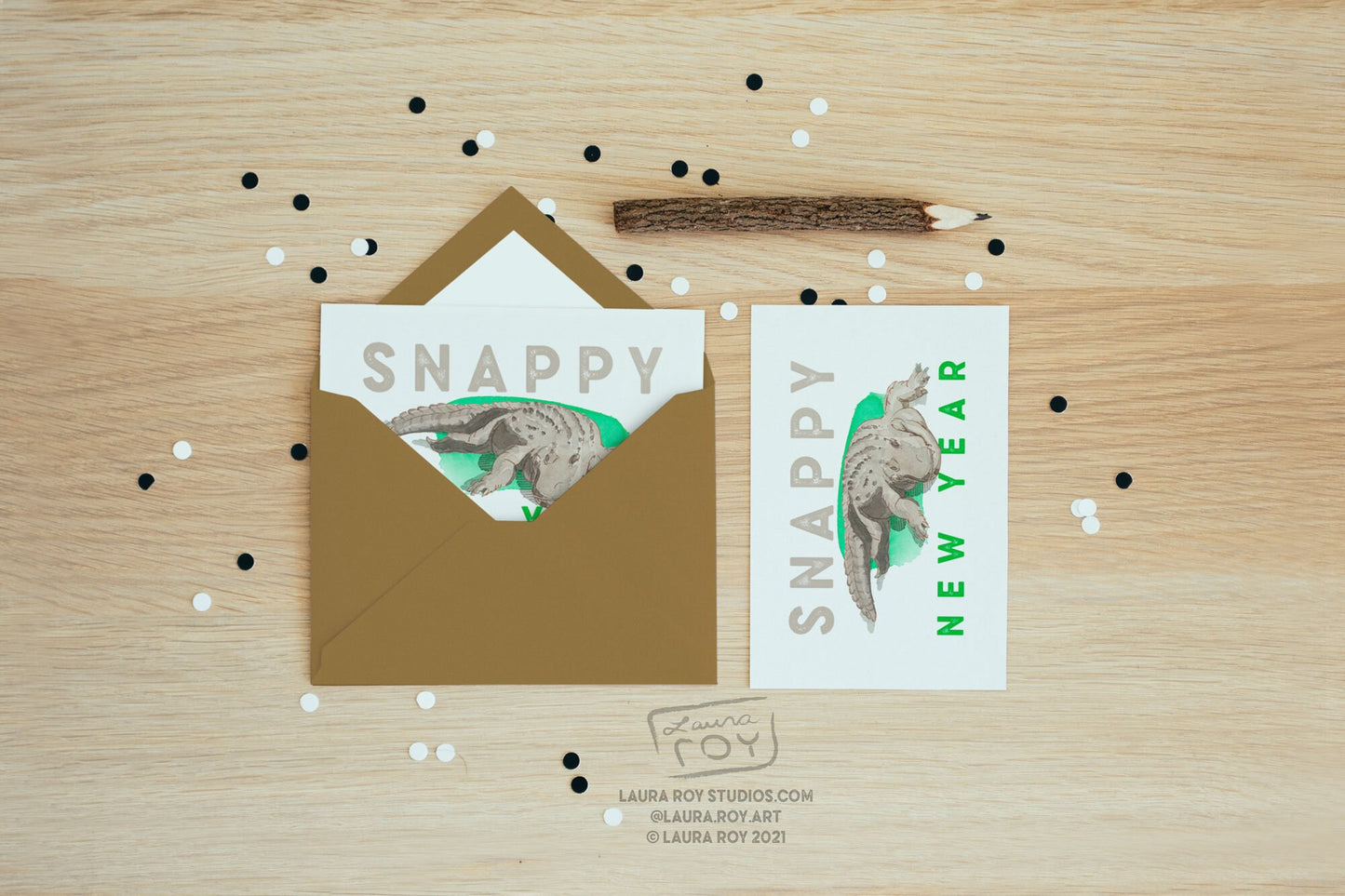 Snappy New Year Card/Set