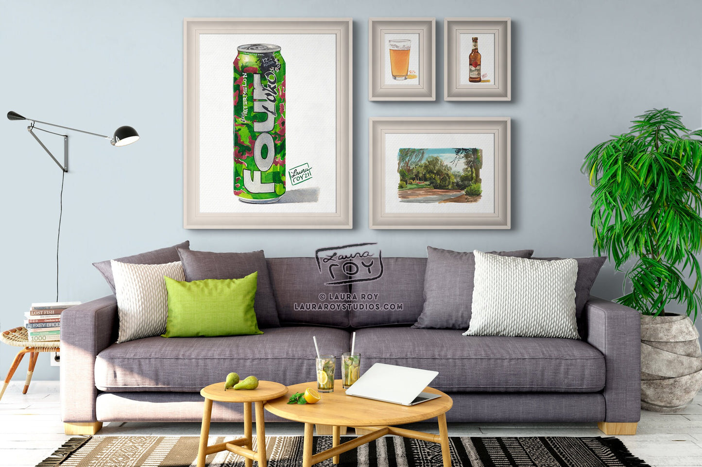 Four Loko Watermelon Watercolor | Giclée Print