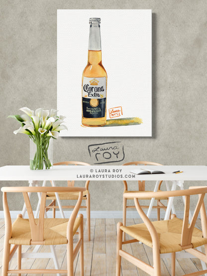 Corona Extra Watercolor | Giclée Print