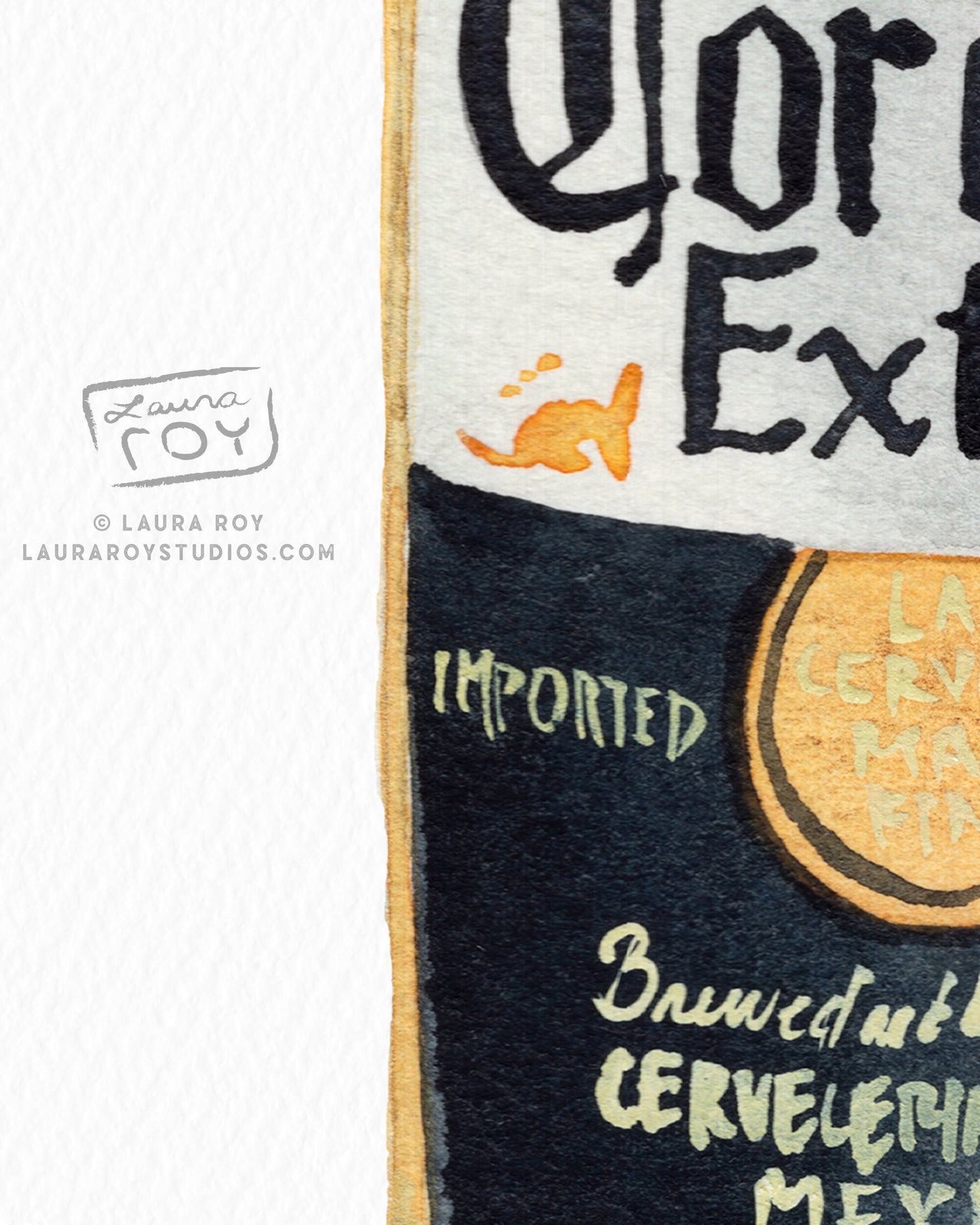 Corona Extra Watercolor | Giclée Print