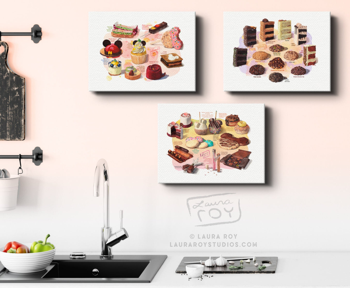 Desserts of Disney Series II Watercolor | Giclée Print
