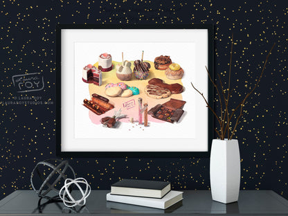 Desserts of Disney Series II Watercolor | Giclée Print