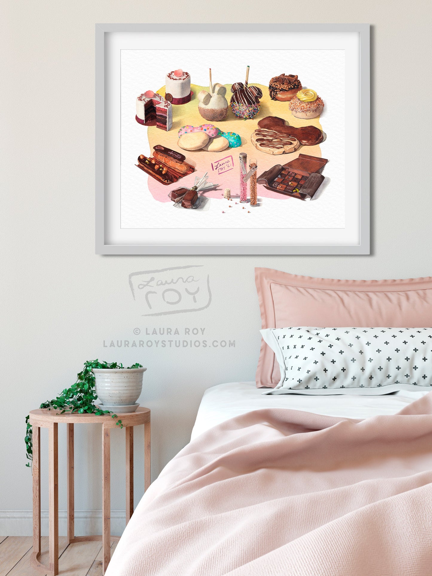 Desserts of Disney Series II Watercolor | Giclée Print