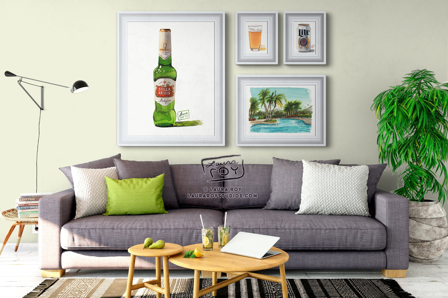 Stella Artois Watercolor | Giclée Print