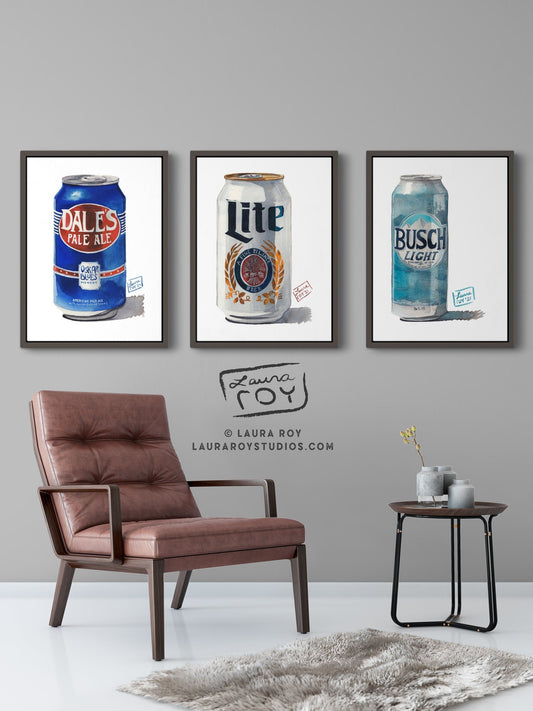 Miller Lite Watercolor | Giclée Print