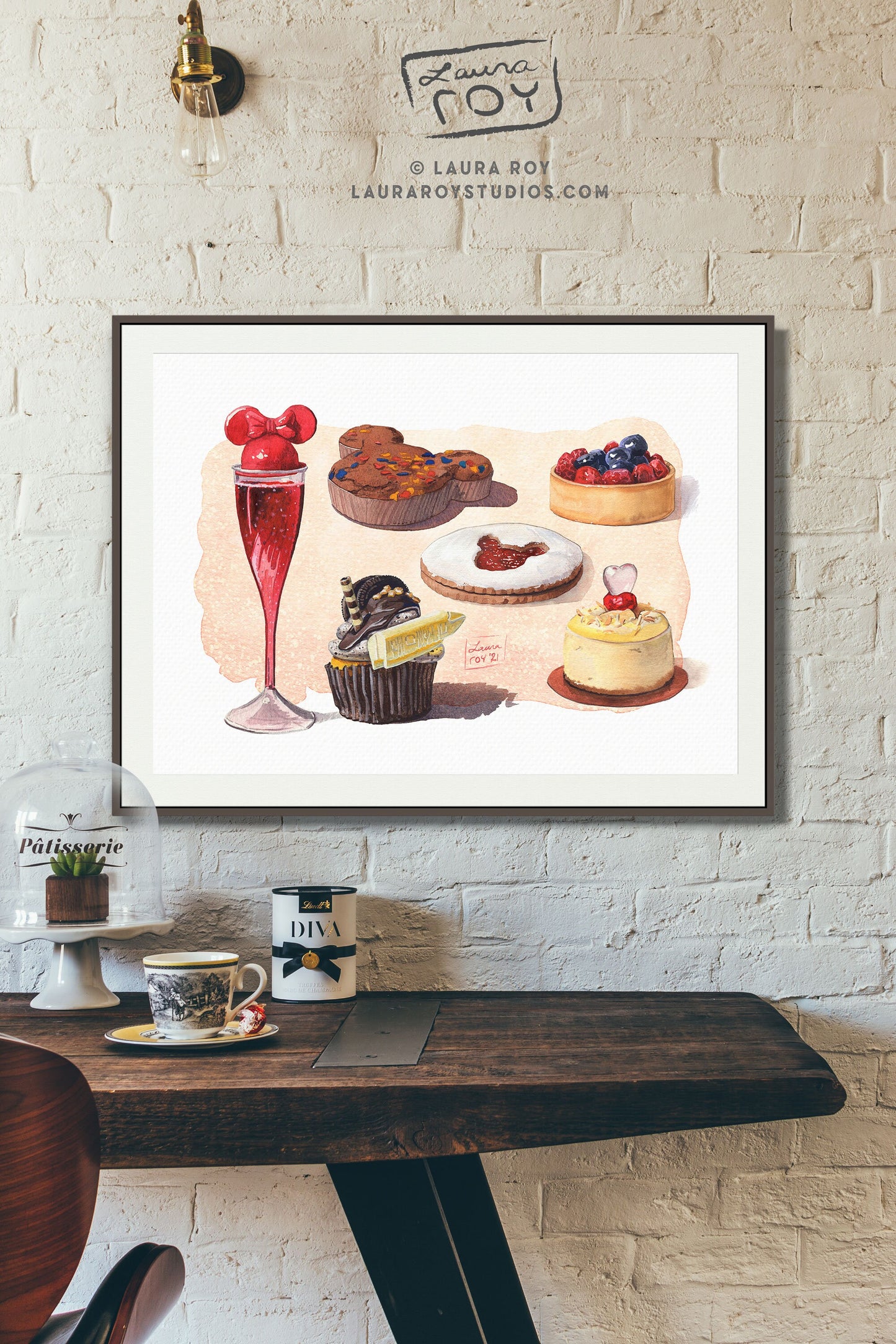 Desserts of Disney III | Watercolor Giclée Print | Disney World and Disney Springs Treats Paintings