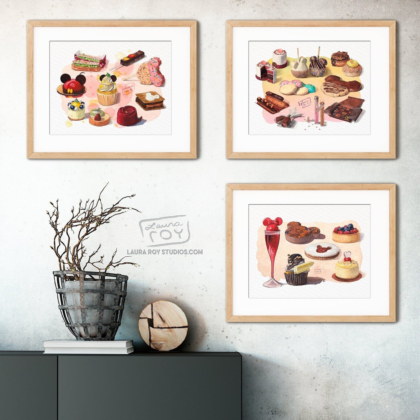 Desserts of Disney (Choose 3) Watercolors | Giclée Prints